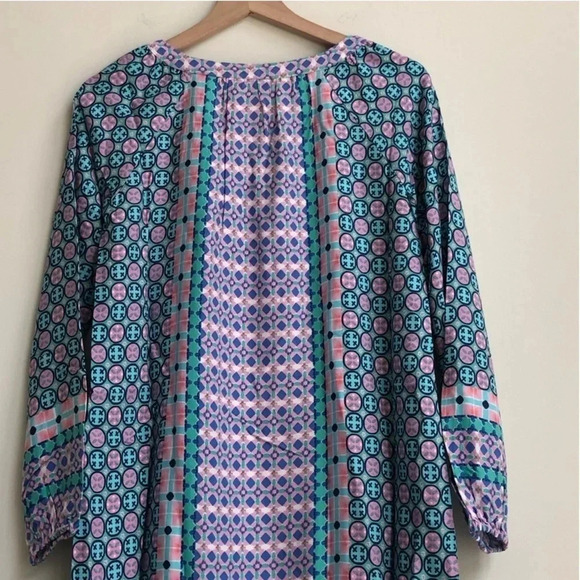 New SOUTHERN TIDE Ashlee Dress Tropical Palm Green soft geometric print beach - Picture 11 of 14